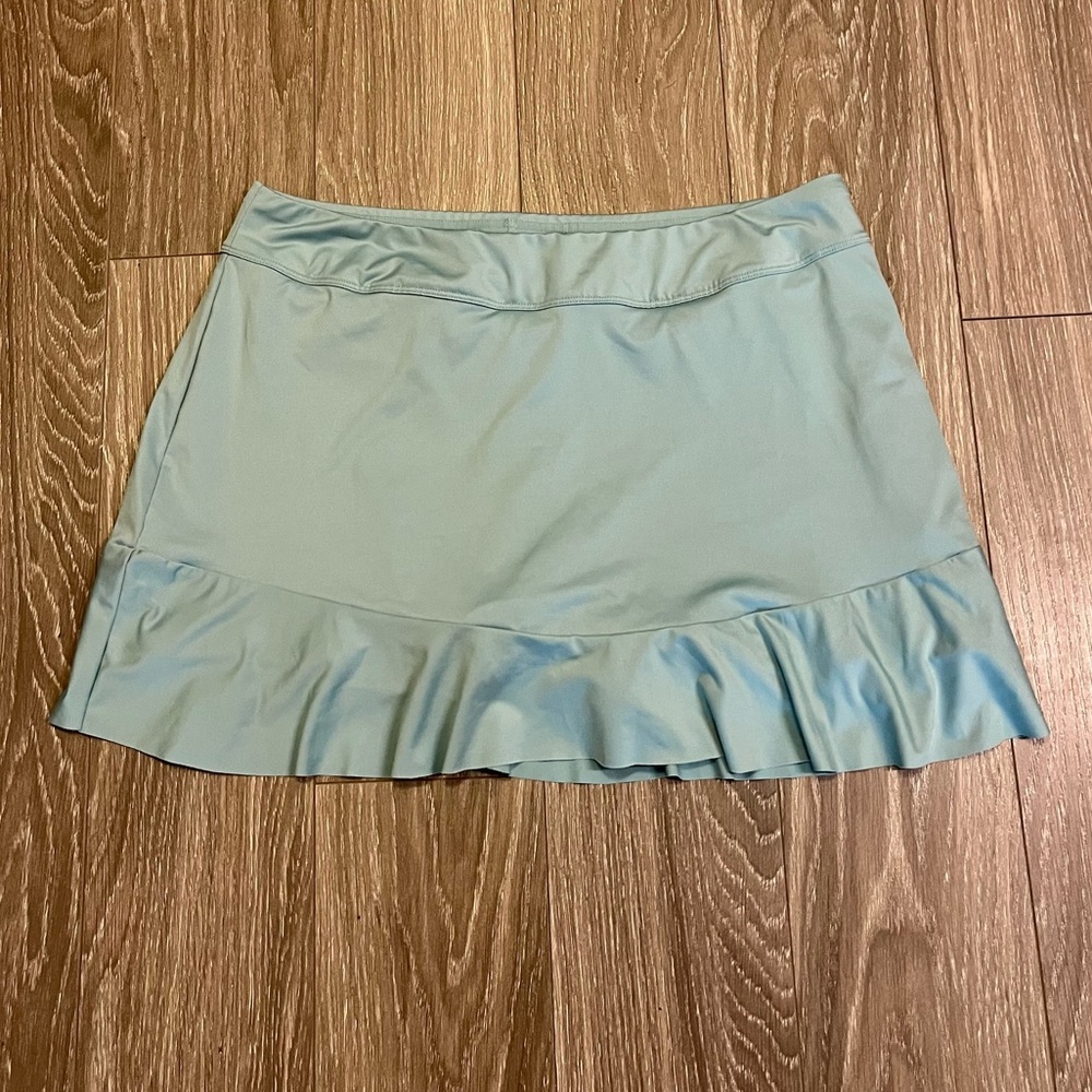 Mint green tennis skort
